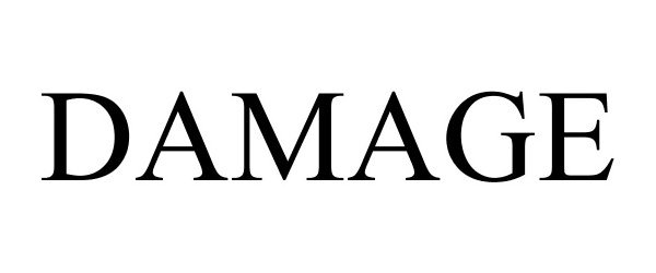 Trademark Logo DAMAGE