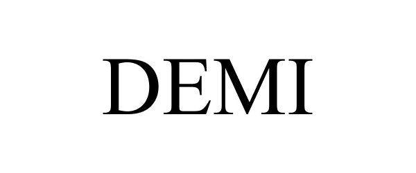 Trademark Logo DEMI