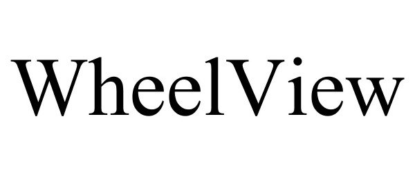 Trademark Logo WHEELVIEW