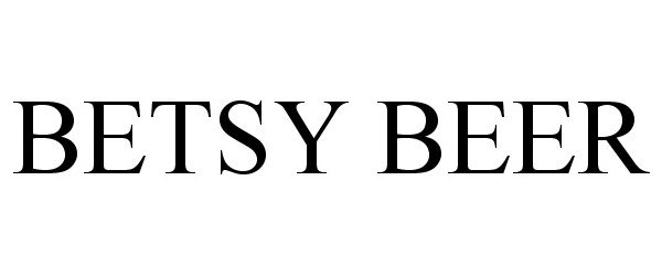 Trademark Logo BETSY BEER
