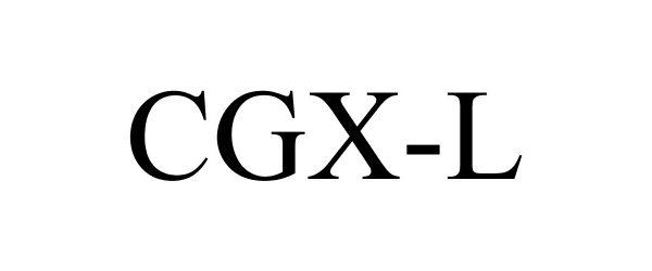 Trademark Logo CGX-L