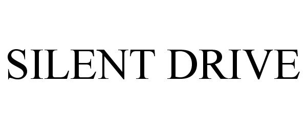 Trademark Logo SILENT DRIVE