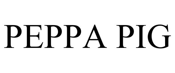 Trademark Logo PEPPA PIG