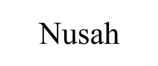  NUSAH