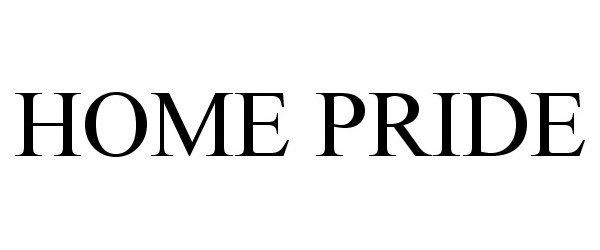 Trademark Logo HOME PRIDE