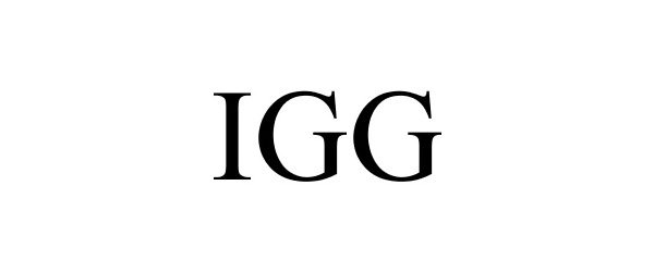 Trademark Logo IGG