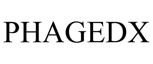 Trademark Logo PHAGEDX