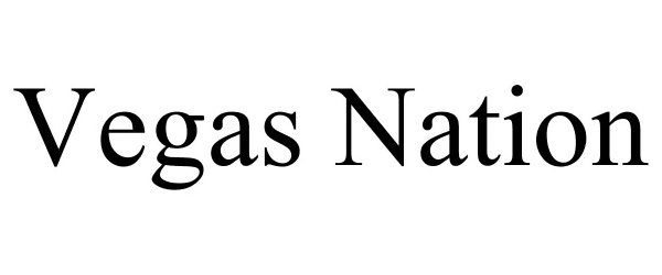 Trademark Logo VEGAS NATION