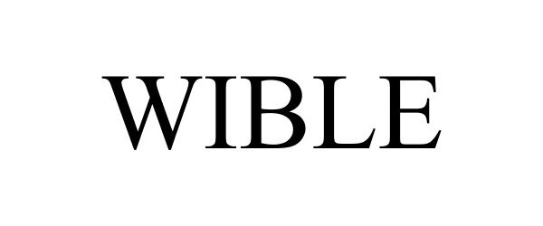 Trademark Logo WIBLE