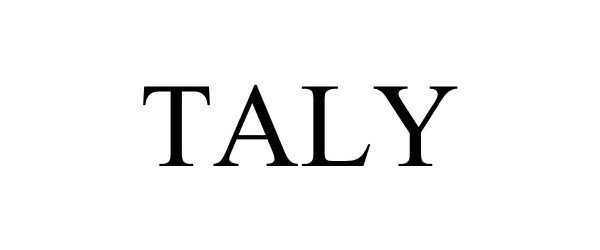 Trademark Logo TALY