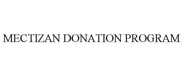  MECTIZAN DONATION PROGRAM