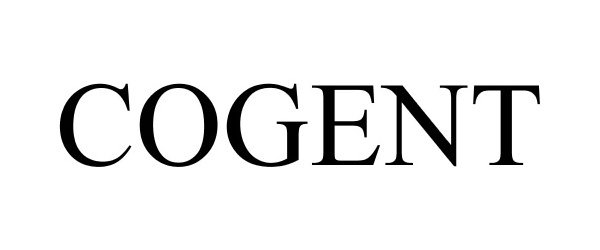 Trademark Logo COGENT