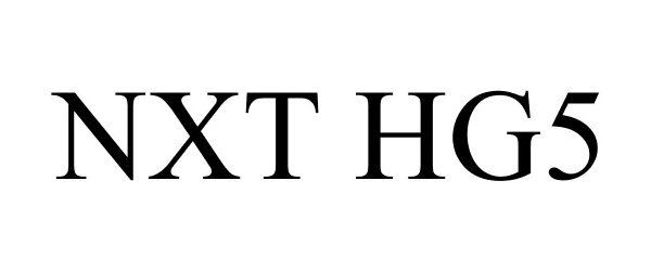 Trademark Logo NXT HG5