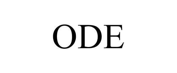 Trademark Logo ODE