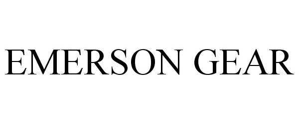 Trademark Logo EMERSON GEAR