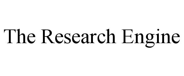  THE RESEARCH ENGINE