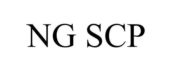 Trademark Logo NG SCP
