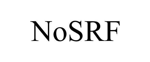 Trademark Logo NOSRF