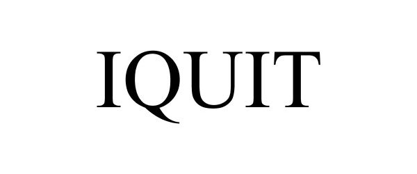 Trademark Logo IQUIT