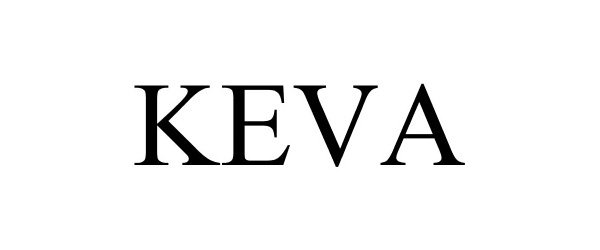 Trademark Logo KEVA