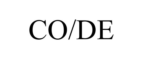 Trademark Logo CO/DE