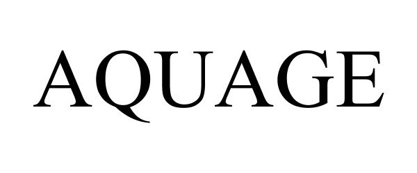 Trademark Logo AQUAGE