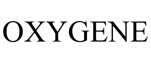 Trademark Logo OXYGENE