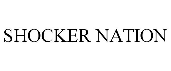 Trademark Logo SHOCKER NATION