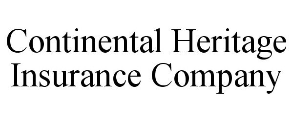 Trademark Logo CONTINENTAL HERITAGE INSURANCE COMPANY