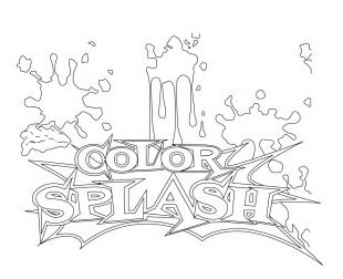 Trademark Logo COLOR SPLASH