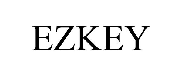Trademark Logo EZKEY