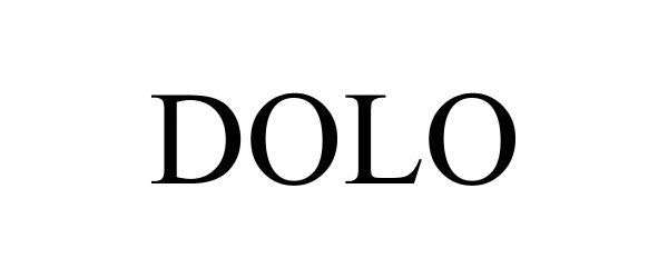 Trademark Logo DOLO