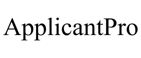 Trademark Logo APPLICANTPRO