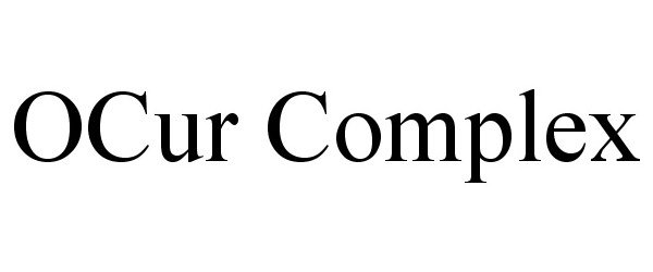 Trademark Logo OCUR COMPLEX