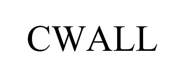 Trademark Logo CWALL