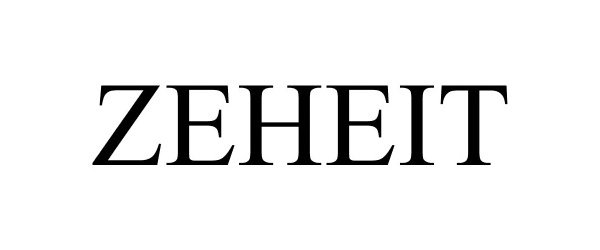 Trademark Logo ZEHEIT