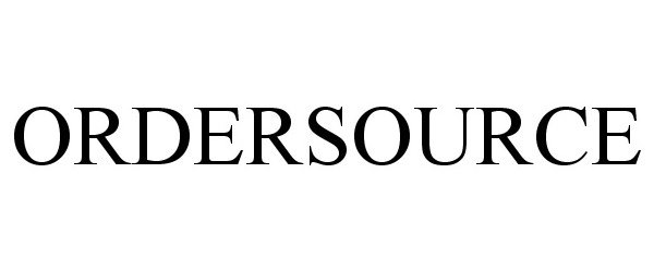 Trademark Logo ORDERSOURCE