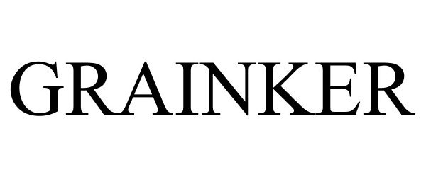 Trademark Logo GRAINKER