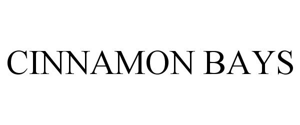 Trademark Logo CINNAMON BAYS