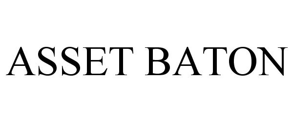 Trademark Logo ASSET BATON
