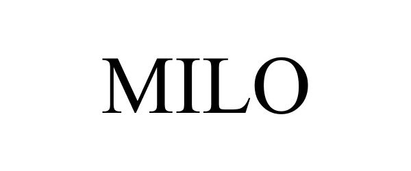 Trademark Logo MILO