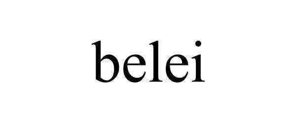Trademark Logo BELEI