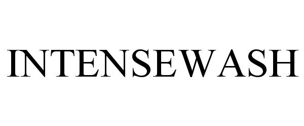Trademark Logo INTENSEWASH