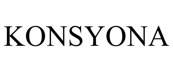 Trademark Logo KONSYONA