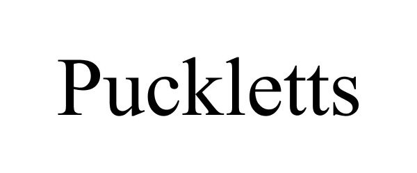 Trademark Logo PUCKLETTS
