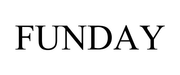 Trademark Logo FUNDAY