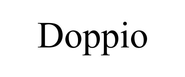Trademark Logo DOPPIO