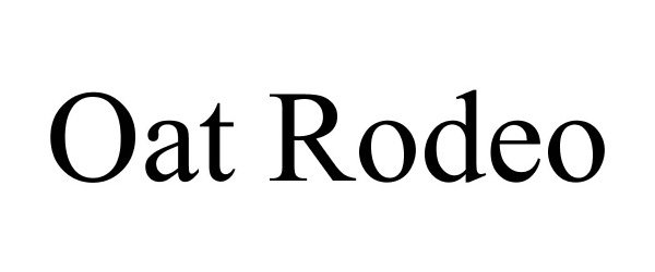 Trademark Logo OAT RODEO