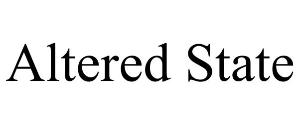 Trademark Logo ALTERED STATE
