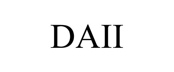 Trademark Logo DAII